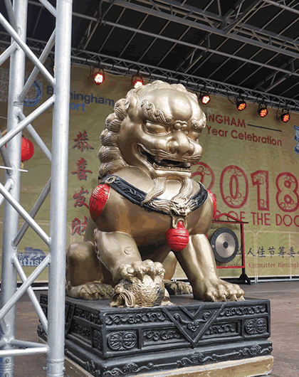 Chinese Foo Dogs Lion Hire in UK